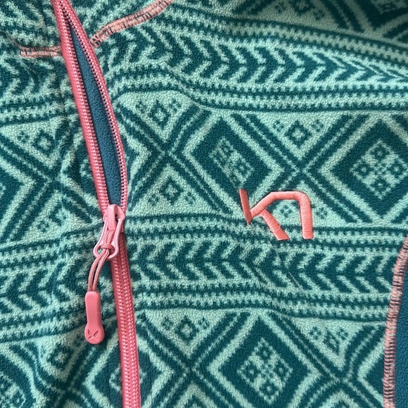 Kari Traa Flette Fleece Jacket in Teal - Picture 3 of 6